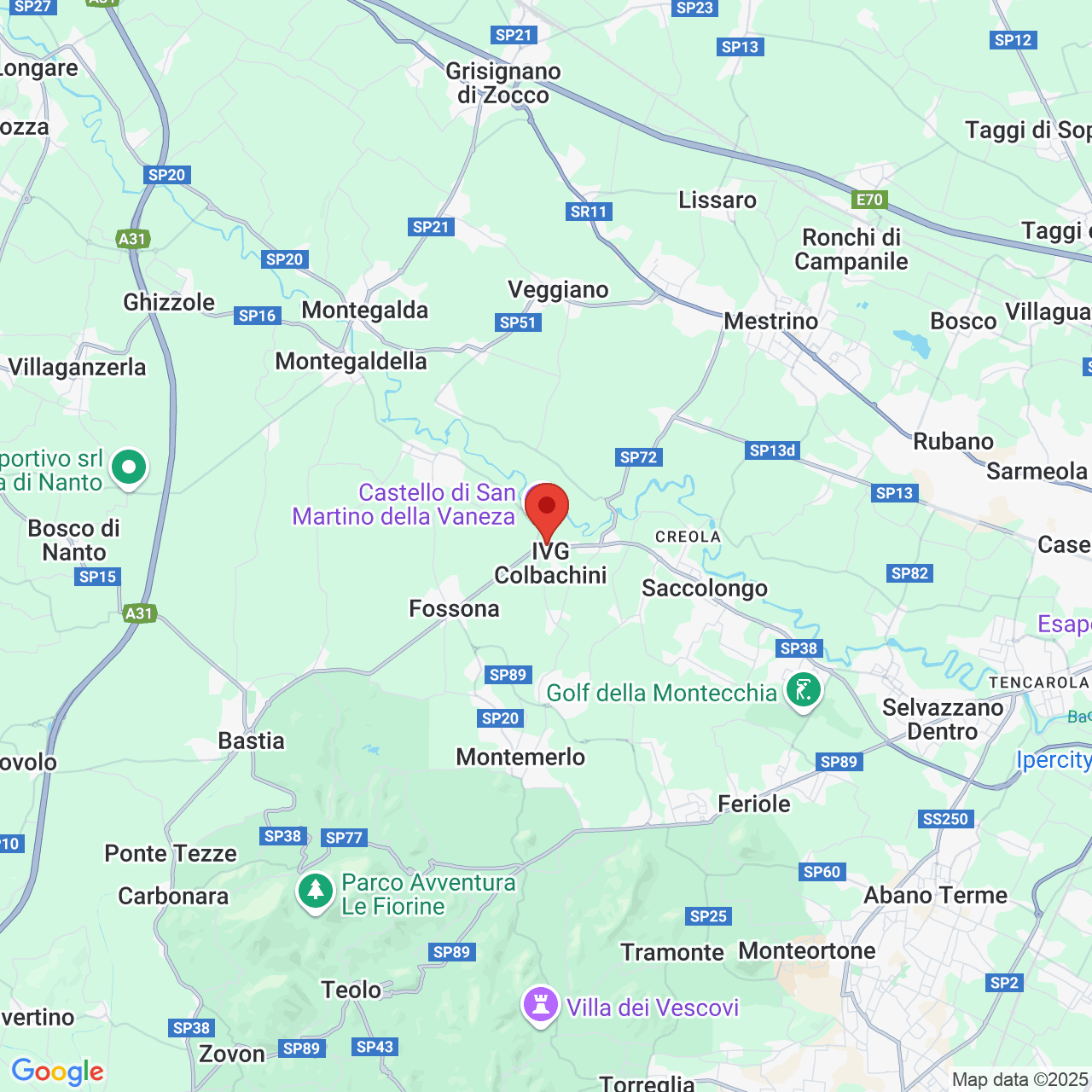 VIA+FOSSONA+132+35030+CERVARESE+S.CROCE+PD+VENETO