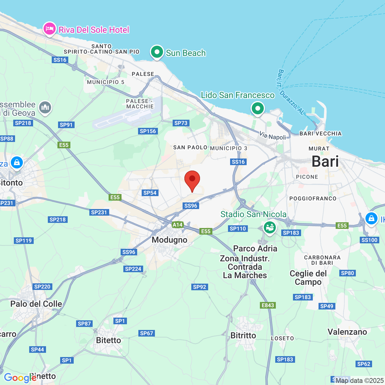 VIA+DELLE+MARGHERITE+40+70026+MODUGNO+BA+PUGLIA