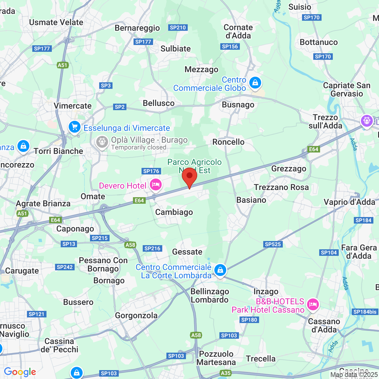 VIA+RAFFAELLO+SANZIO+9+20040+CAMBIAGO+MI+LOMBARDIA