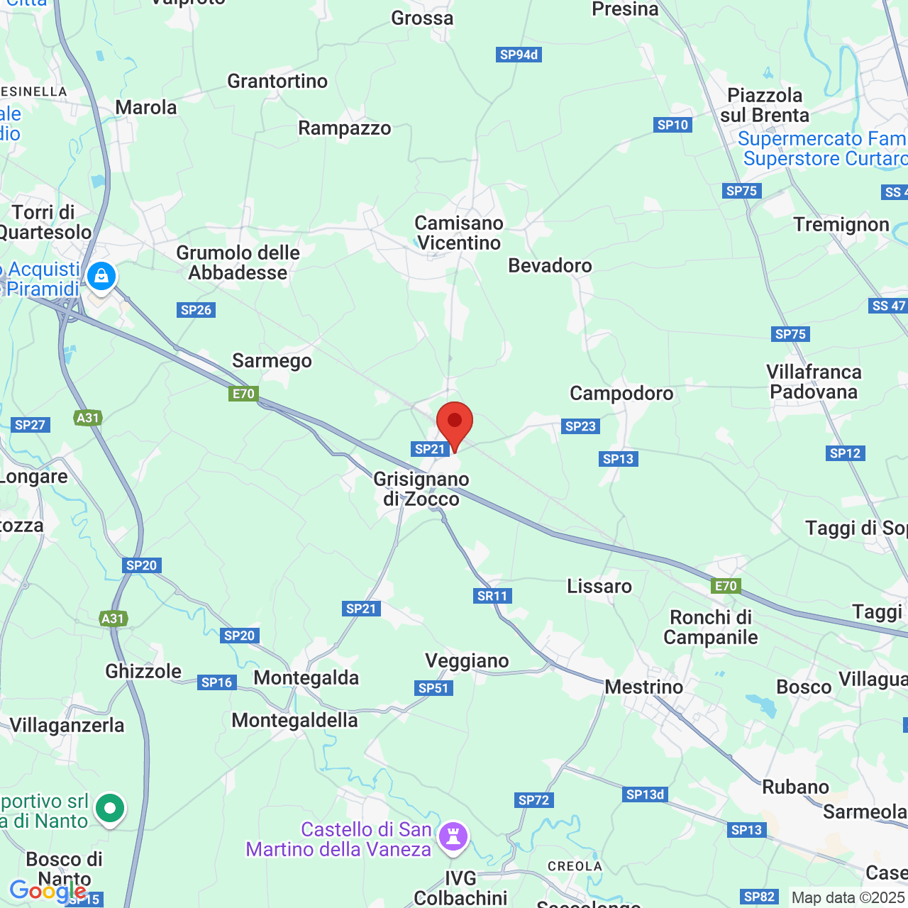 VIA+PIGAFETTA+38+36040+GRISIGNANO+DI+ZOCCO+VI+VENETO