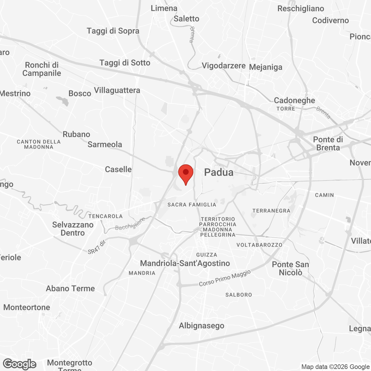 VIA+CURTATONE+E+MONTANARA+2+35100+PADOVA+PD+VENETO